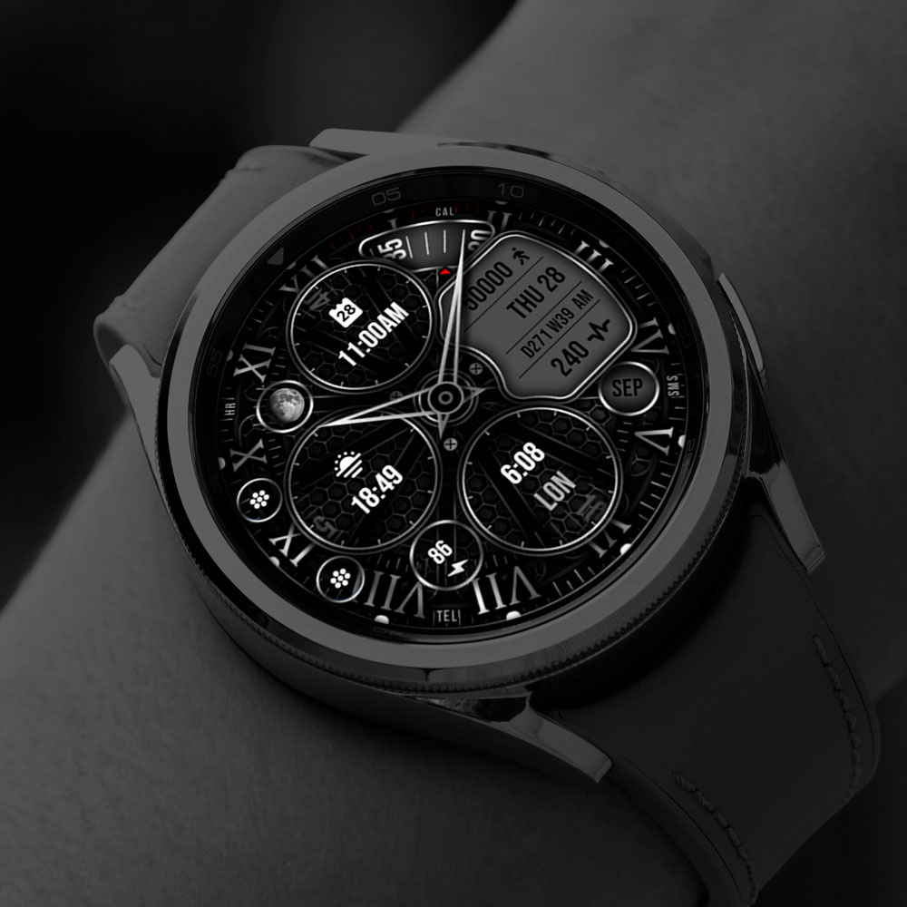 Classic Analog Watch Face 028
