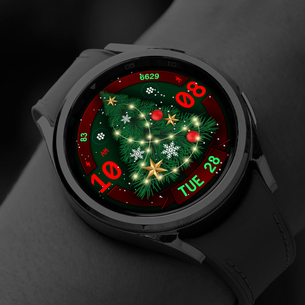 Christmas Tree Watch Face 083