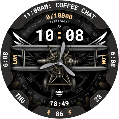 Air Craft Watch Face 018