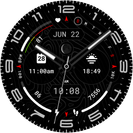 Galaxy 7 Watch Face 058