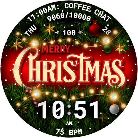 Christmas Watch Face 079
