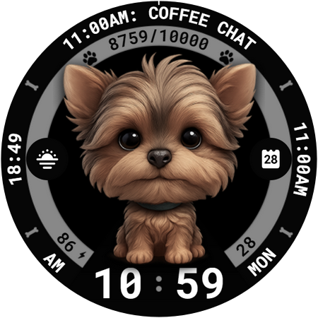 Puppies Watch Face 114