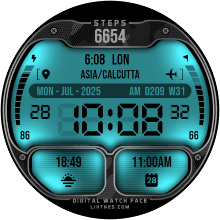 Digital Watch Face 010