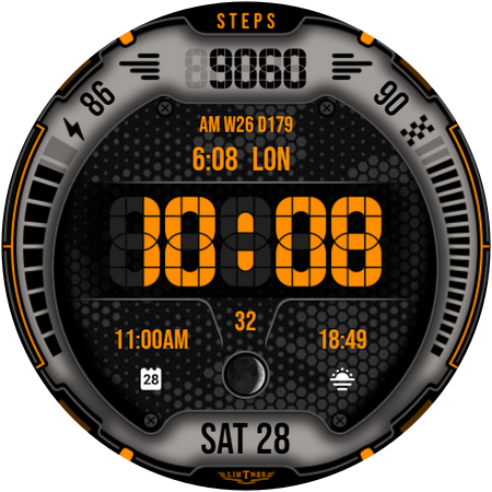 Digital Watch Face 013