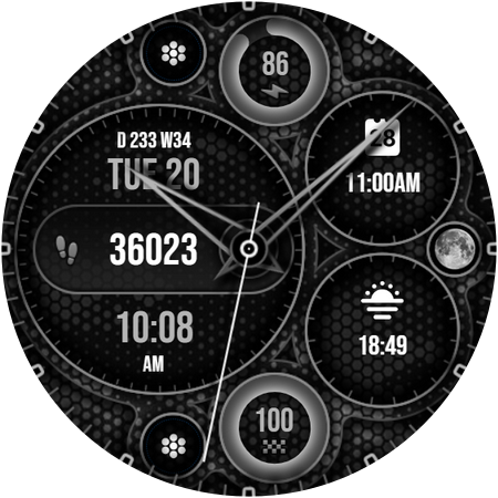 Circular Watch Face 029