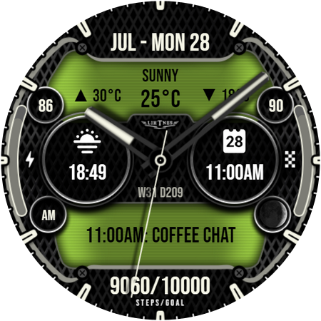 Hybrid Watch Face 080