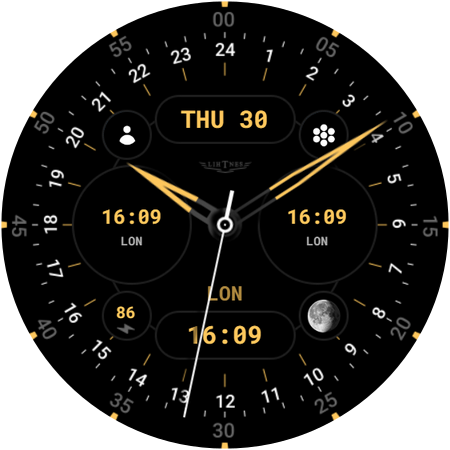 24Hour Watch Face 082
