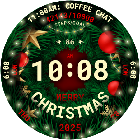Christmas Animated Watch 087
