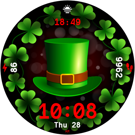 St.Patrick's watch face 097