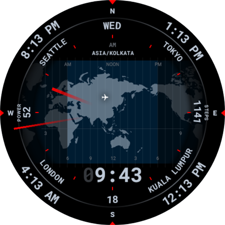 Time Atlas Watch Face 126