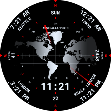 Horizon Sync Watch Face 144