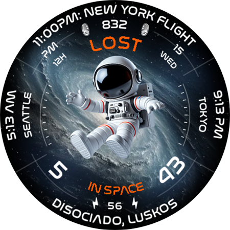 Space Watch Face 153
