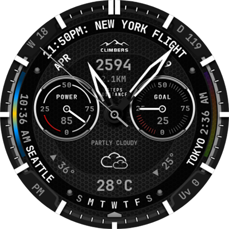 Climber Watch Face 162