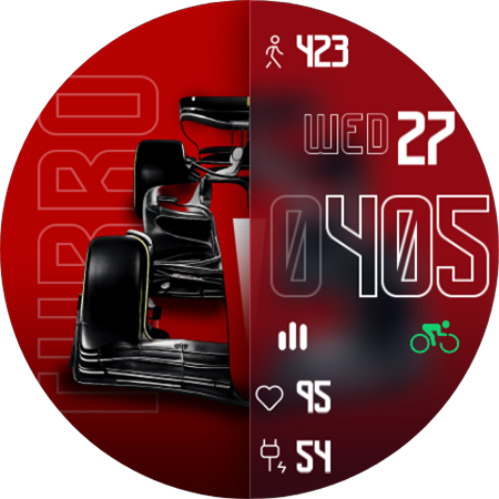 F1 Racing Watch Face 167
