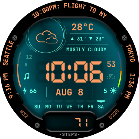 Informative Digital Watch 072
